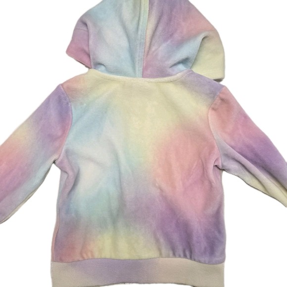 Juicy Couture 2T Velour Hoodie and Pants Set Tie Dye - Picture 4 of 14